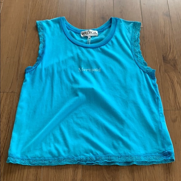 💕HP💕Wildfox Mermaid Barback Tank Top - Picture 3 of 10